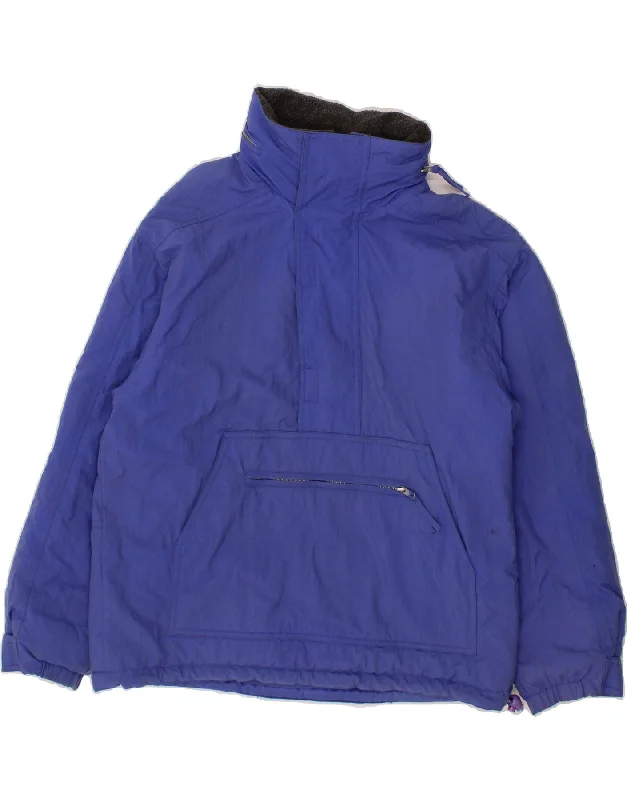 ST. BERNARD Womens Oversized Anorak Jacket UK 10 Small Blue Nylon