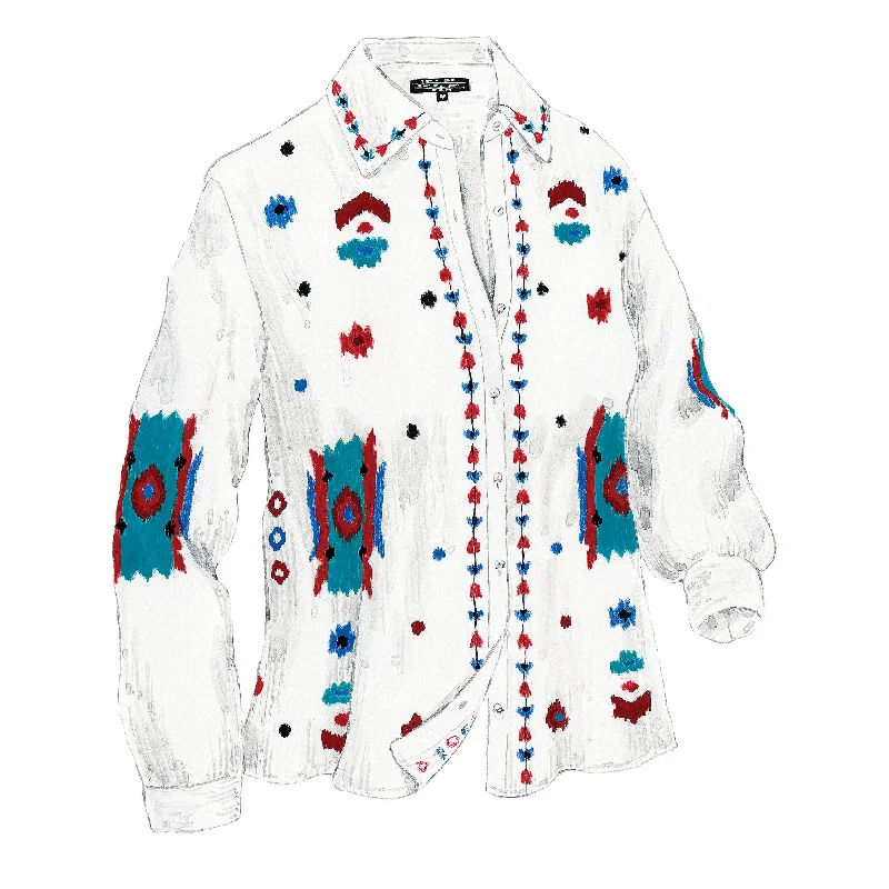 Embroidered Southwestern Shirt