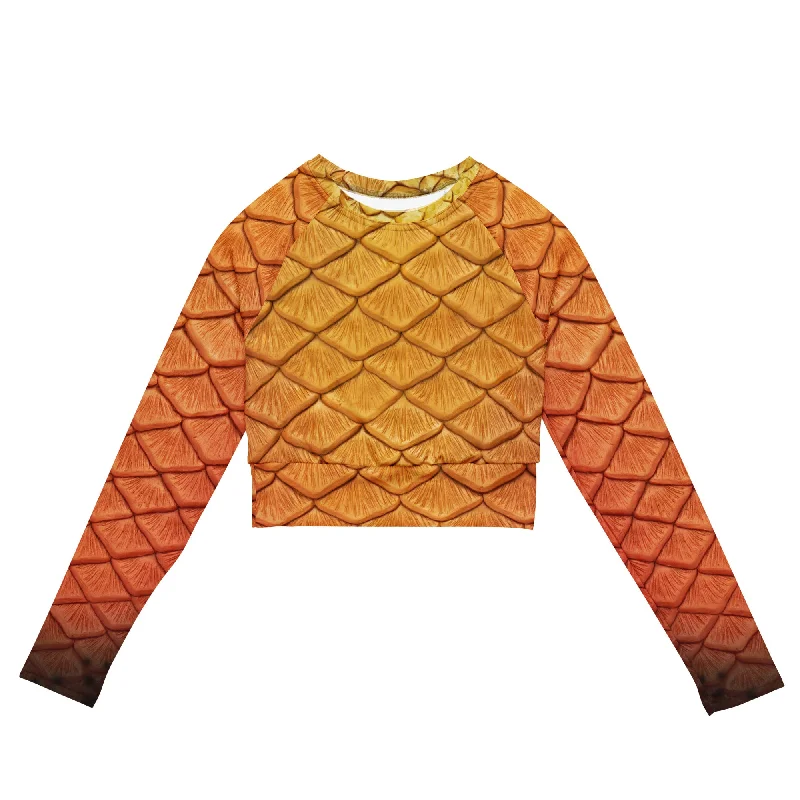 The Madison recycled cropped rash guard