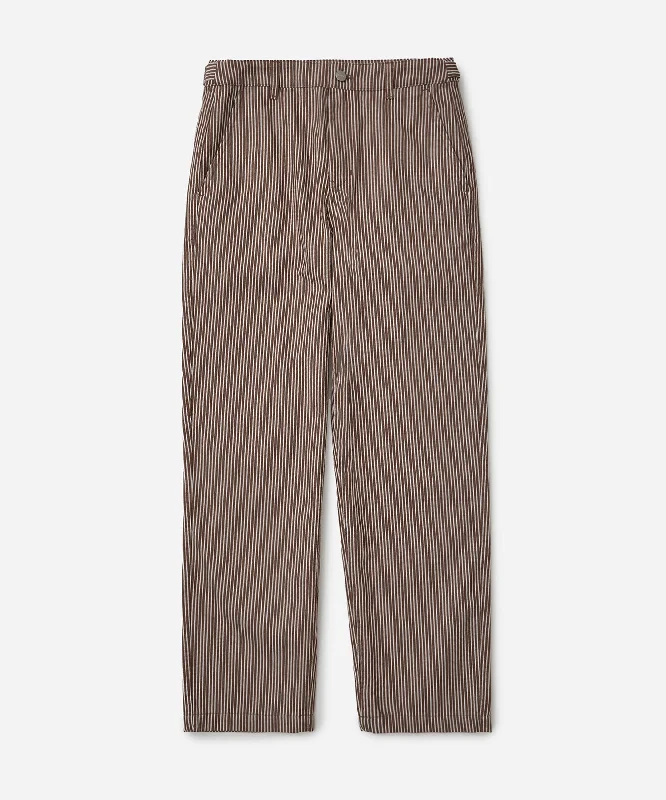 Mulberry Cotton Stripe Twill Pant