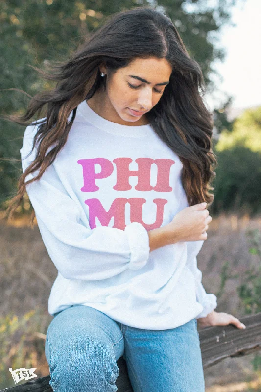 Phi Mu Gradient Crewneck