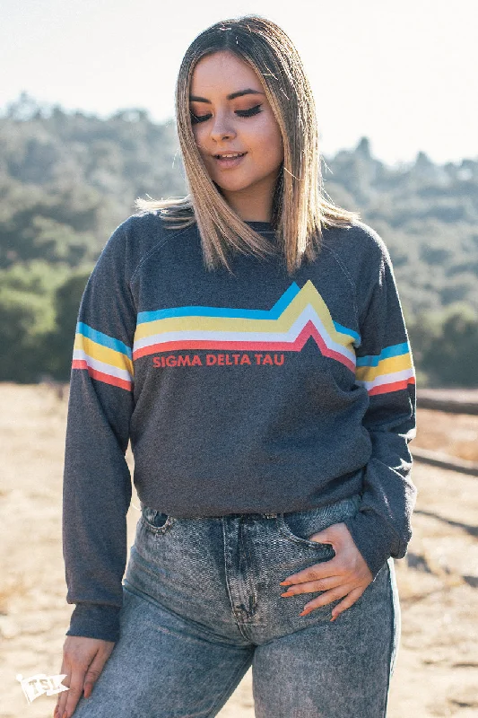 Sigma Delta Tau Aspen Raglan Crewneck