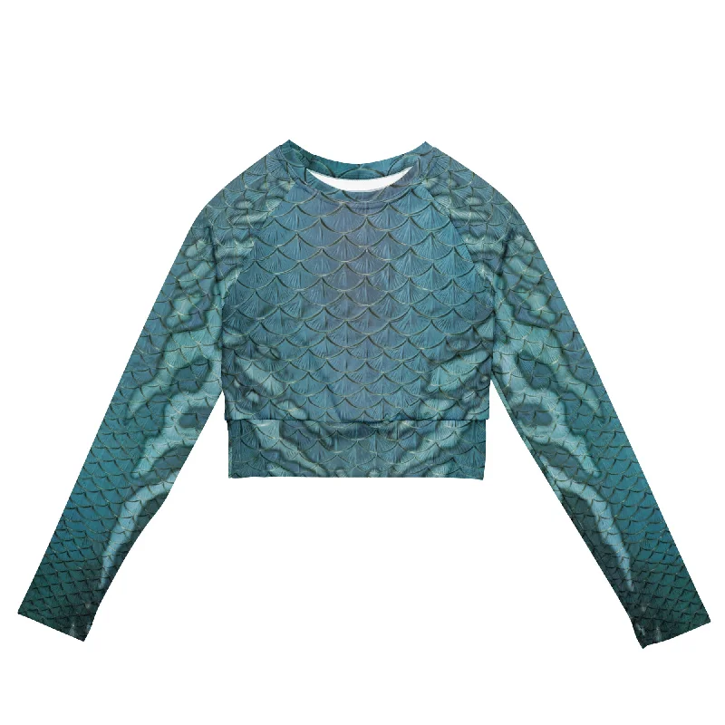 Sea Smoke Recycled Cropped Rash Guard