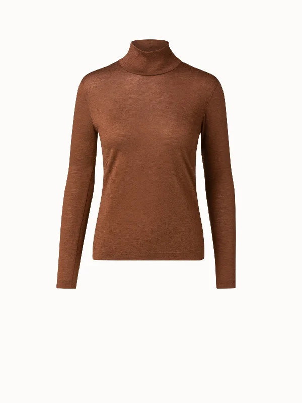 Cashmere Silk Jersey Top