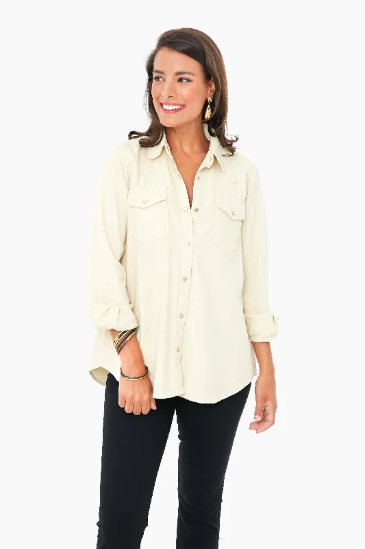 Ivory Denim Steele Shirt