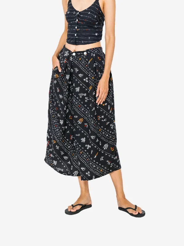 "Tumbuh" - Two Buttons Midi Pants