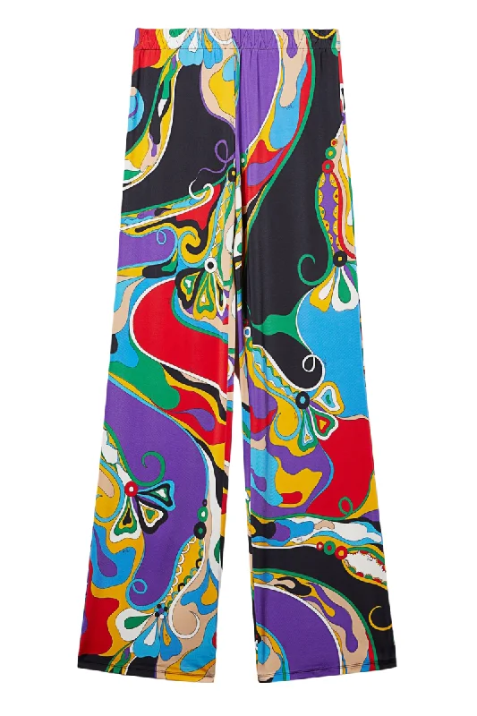 Orchidee Print Trousers