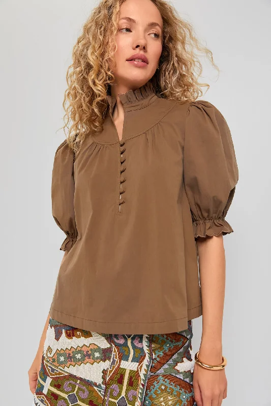 Chestnut Brown Selena Blouse