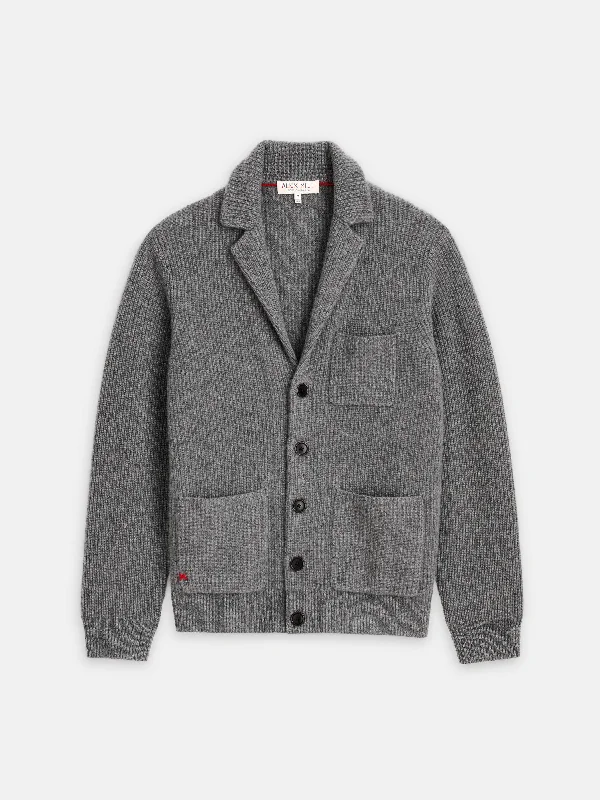 Mitchell Cardigan in Washed Cashmere