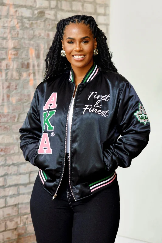 AKA First & Finest Bomber Jacket