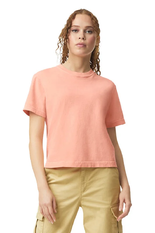 Comfort Colors Womens Short Sleeve Crewneck T-Shirt - Peachy