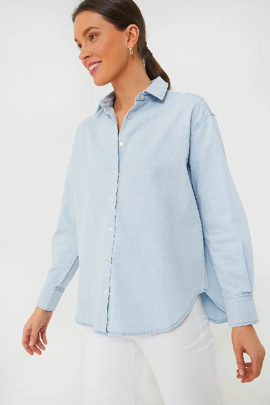 Light Wash Denim Nadine Button Down