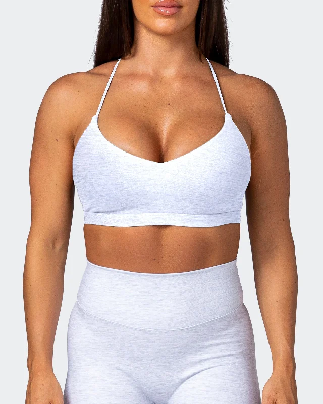 Sun Kissed Bralette - White Grey Marl