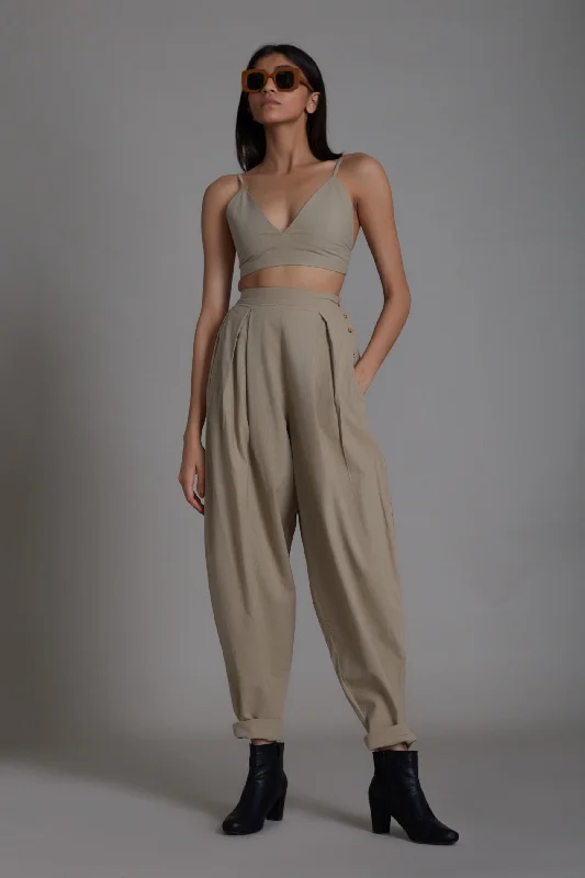 Beige Mile Pants