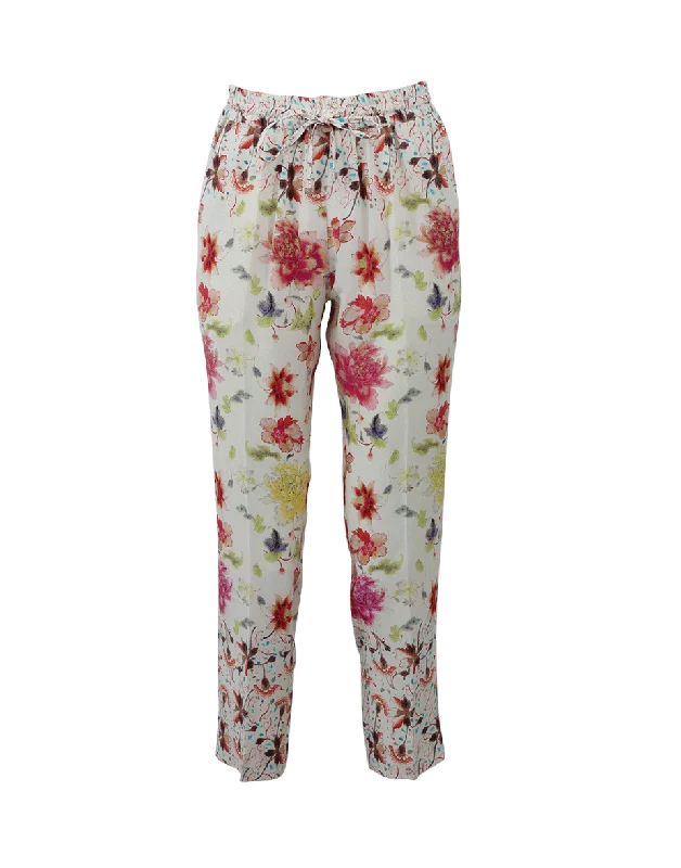 Draw-String Floral Pant