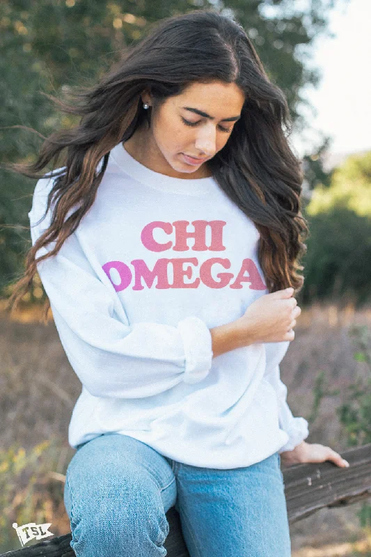 Chi Omega Gradient Crewneck