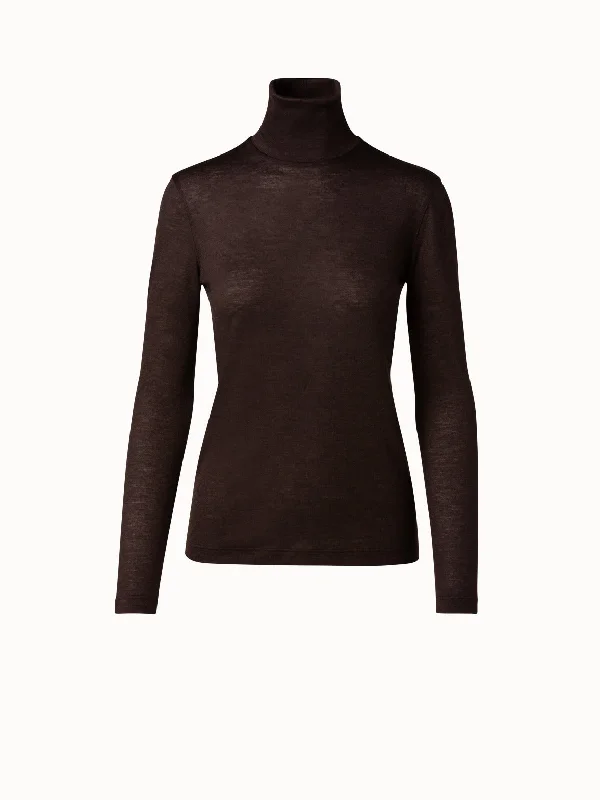 Cashmere Silk Jersey Top