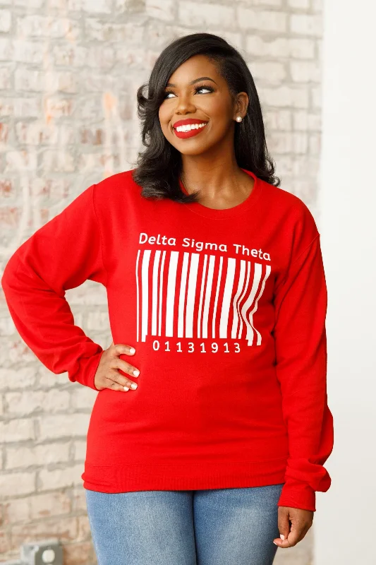 Red Delta Barcode Shirt