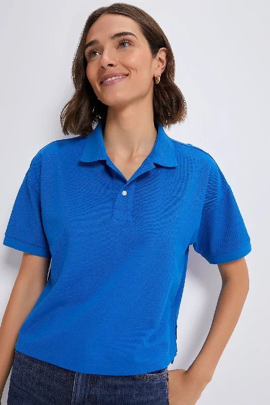 Blue Pique Holmes Boyfriend Polo