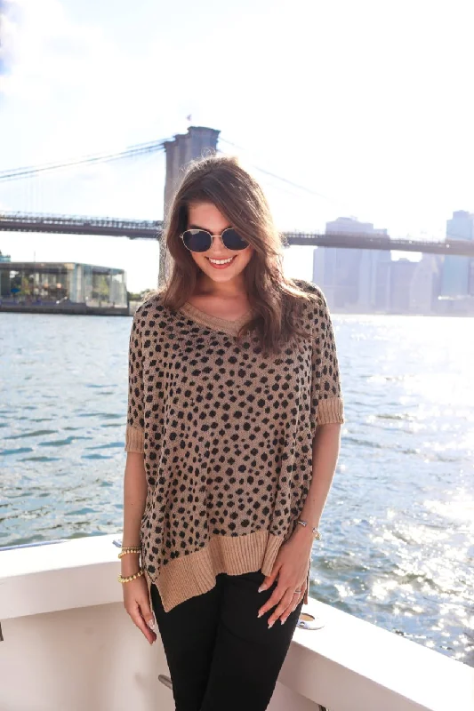 Leopard Jenna Hi Lo Tunic