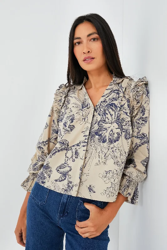 Yaffe Print Jessie Top