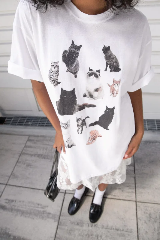 CAT GRAPHIC T-SHIRT