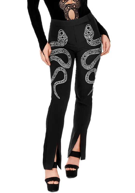 Cathedral Snake | EMBROIDERED PANTS*